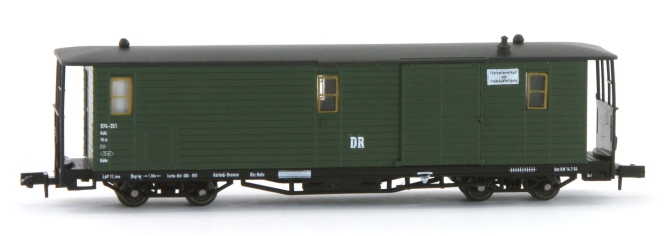 KARSEI Modellbahn 29024 - TTe - Gepäckwagen 751 holzbeplankt, DR, Ep. III-IV